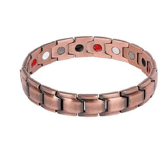 Image of Copper Magnetic Bracelet for Men - Stylish & Adjustable Pure Copper Therapy Bracelet with Sizing Tool