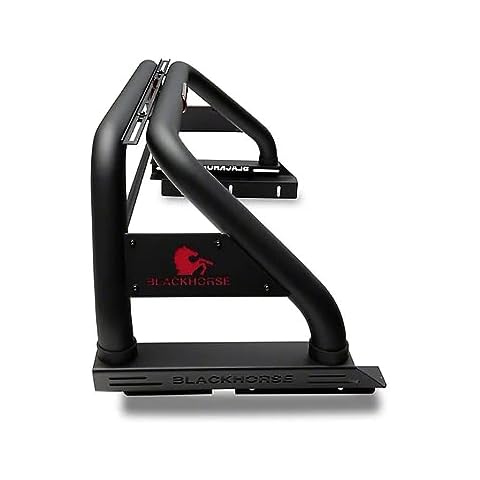 Black Horse Off Road Black Classic Roll Bar Compatible with 2020-2022 Jeep Gladiator RB09BK Cover