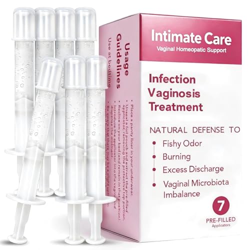 TREEHOUSE LAB Bacterial Vaginosis Treatment BV Treatment For Women Natural Homeopathic Pre-Filled Vaginal Applicators for Odor Itching Discharge BV and Vaginal Microbiota Imbalance 7-Pack