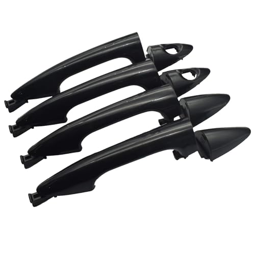 Poignée porte extérieure pour Hyundai Accent 2012-2017 noire avant gauche droite 4pcs