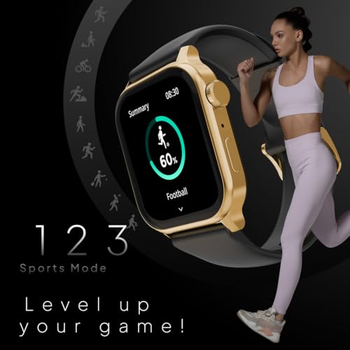 Fire-Boltt Rise Smart Watch, 1.85" HD Display, Metal Body with Bluetooth Calling, Rotating Crown, AI Voice Assistant, 120 Sports Modes, Neon UI,... - Image 5