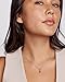 Kendra Scott Mini Elisa Toggle Short Pendant Necklace in Variegated Indigo Magnesite, Silver Plated Brass, Fashion Jewelry for Women