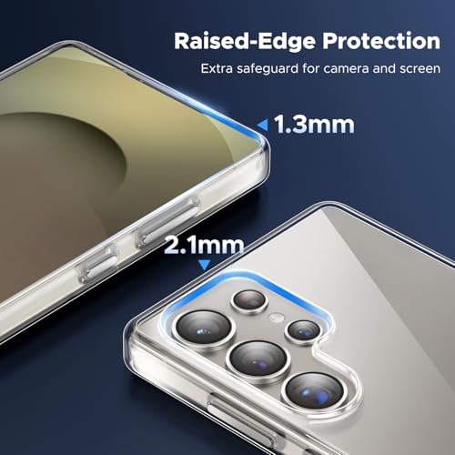 Image of UGREEN Case for Galaxy S25 Ultra, Zero-Fingerprints Anti-Scratch, Clear | Zero-Fingerprints Anti-Scratch Matte Back Cover, Slim and Soft TPU Protector, Full Coverage Drop Proof, Crystal Clear