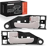 A-Premium Inside Interior Door Handles Compatible with Toyota Solara 1999 2000 2001 2002 2003, Ivory, 2-PC Set, Front Driver and Passenger Side