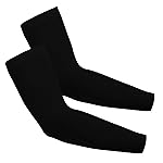 Feeke 2-Pairs Arm Sleeves for Men and Women - Tattoo Cover Up - Cooling Sports Sleeve-Black