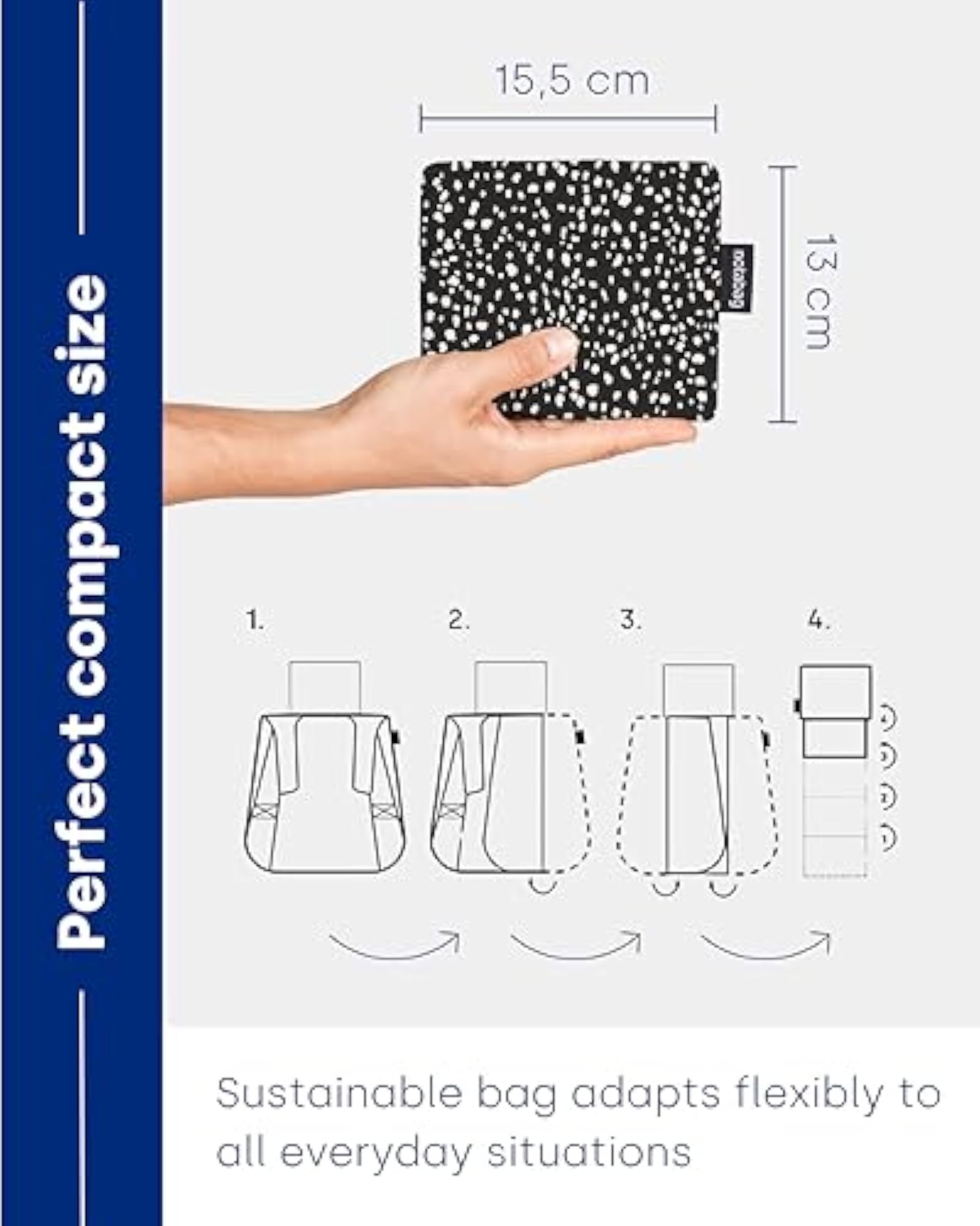 2 in 1 Waterproof Backpack and Grocery Bag
