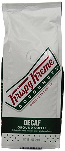 Krispy Kreme Coffee, Decaf Ground, 12 Ounce