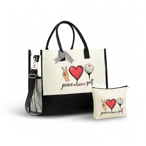 Bolso Tote de Lona para Mujer InnoBeta Golf miniatura 1