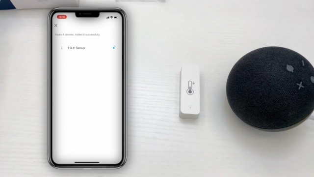 Capteur Température Humidité Bluetooth - Mini Hygromètre Sans écran, App IOS/Android, Alerte, -20 à 60°C