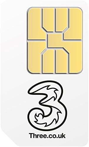 Three Mobile Broadband Ready to Go 3GB Preloaded Data Standard SIM for 3G Tablets