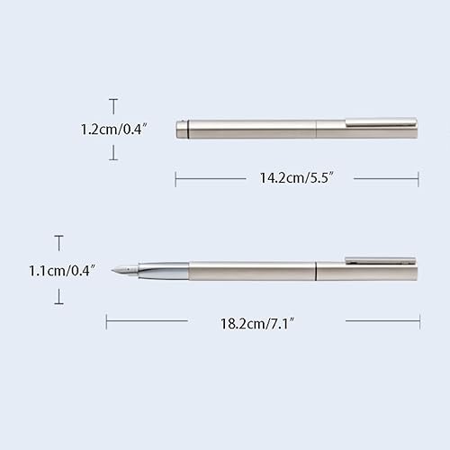 Miniatura 3 de Pluma estilográfica de alta calidad de 0.028 in de punta media para dibujo artístico, escritura y escritura, impresionantes bolígrafos de lujo