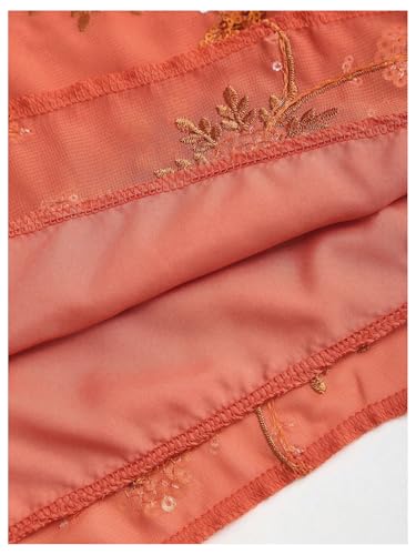 SweatyRocks Women's Sequin Embroidery Y2K Mini Skirts Tie Front Low Waist Boho Summer Skirt4