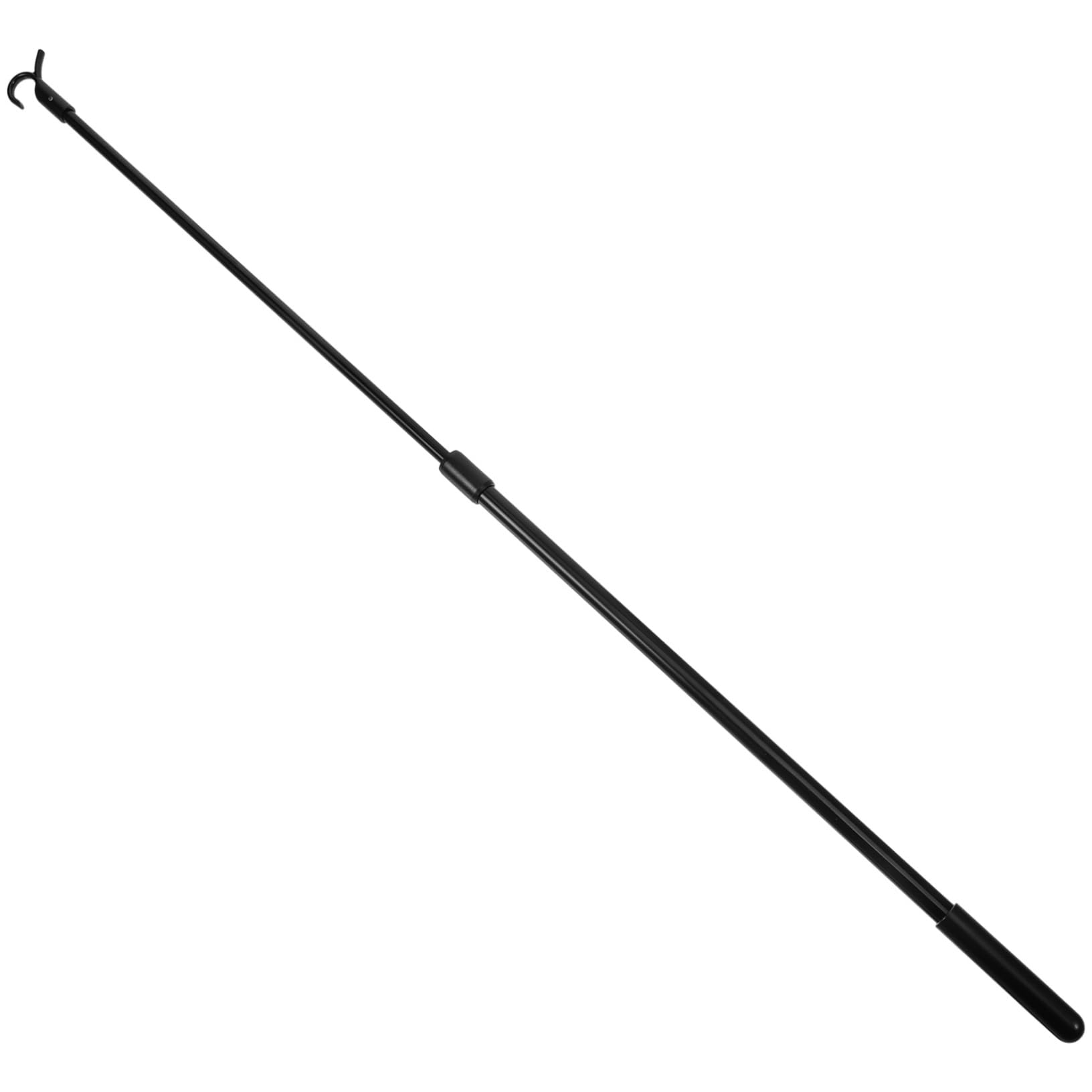 NUOBESTY Lot De 4 Tringles À Rideaux Rétractables Et Rotatives Télescopiques Et Inclinables Extensibles en Alliage D'Aluminium Noires
