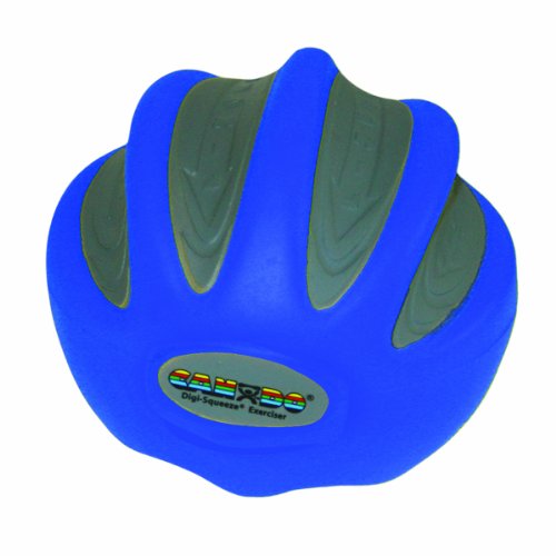 CanDo Digi-Squeeze Hand Exerciser, Large, Blue: Firm
