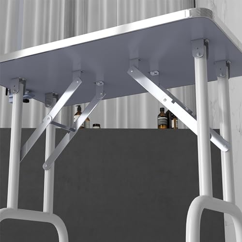 PawHut Trimmtisch klappbar Tierpflegetisch Schertisch Pflegetisch für Hunde Katzen Metall Blau 81 x 48,5 x 80 cm