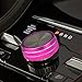HDUFC for Jeep 2022-2025 Grand Cherokee/Grand Cherokee 4xe/Grand Cherokee L car Interior 6-Piece Set, Shift Switch, air Conditioning Adjustment, Headlight Switch knob, Start Button Cover/Ring (Pink)