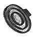 Roma Large Rubber Curry Comb - BLACK