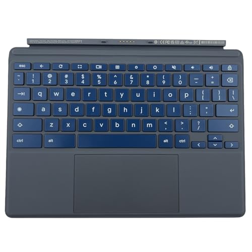 COMOLADO US Blue Touchscreen Tablet Keyboard for HP Chromebook X2 11-DA 11-da0023dx TPN-H101K