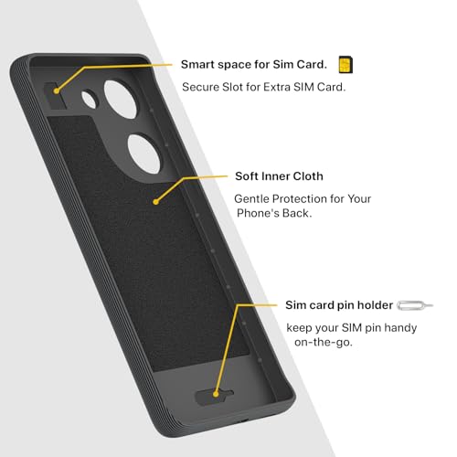 Image of Outlouders Bumper Case for Vivo Y300 Plus 5G | Full Camera Protection | TPU Soft Flexible Shockproof Back Cover (Grey)