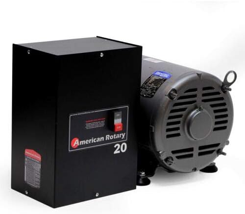 American Rotary Phase Converter AR20-20 HP 1 to 3 Three PH | Can Start up to a 10Hp Light Load / 28 Amp 208-240v