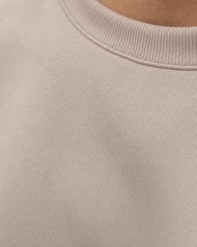 Image of Nobero Sweatshirts for Man Stylish | 280 GSM Rich Cotton Fleece Solid Regular Fit Full Sleeve Sweatshirt for Men | Stylish Casual Wear Winter Crew Neck Sweatshirt for Men