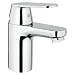 Grohe 3287700A Eurosmart Cosmopolitan S-Size Single-Handle Single-Hole Bathroom Faucet Without Pop Up - 1.2 GPM, Starlight Chrome