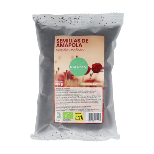 Semillas de Amapola Bio 200 g eco Naturitas Essentials | Sin GMO