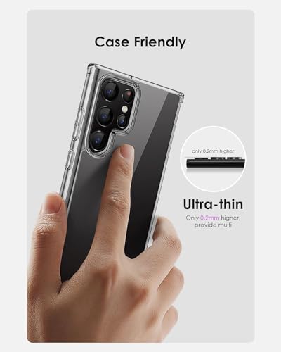 Image of OpenTech Premium Camera Lens Protector For Samsung Galaxy S26 Ultra (Black) - 9H Tempered Glass, Military-Grade Anti-Scratch, Case-Friendly, Easy Install Frame