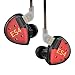 In-ear Earbuds Yinyoo KZ ES4 Extra Bass High Fidelity Earbuds with Microphone Balanced Armature Driver Hybrid Technology Earphones Headset Over Ear Noise Cancelling Headphones Wired Earhook(black mic)