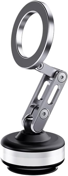 Foldable Aluminum Alloy Bracket Vacuum Suction Cup Magnetic Mobile Phone Mounting
