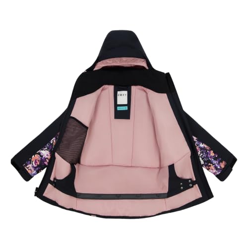 Image of Roxy Girls' Heavyweight Ski Snow Hooded Jacket, Insulated & Waterproof