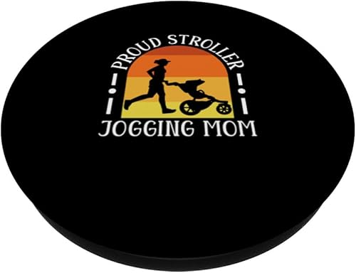 Miniatura 2 de Cochecito de correr para bebé, entrenamiento cardiovascular, fitness, PopSockets estándar PopGrip