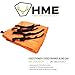 HME Durable Highly-Visible Versatile 2800 Total Sq Inches Executioner 4-Sided Bright Orange Blind Cap - Fits Most Hub-Style Blinds