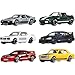 Hot Wheels 1:64 Scale Die-Cast Toy Cars, Set of 6 Japanese Vehicles with Elevated Deco (Styles May Vary)