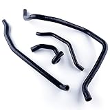CMS - Kit di tubi in silicone a 3 strati per 2006 2007 2008 CAN AM Out LAN DER MAX 800 650 500 XT (nero)
