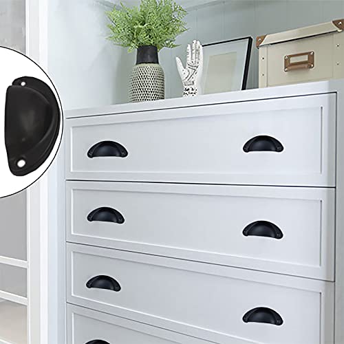 Qpingh 20 Pack Cabinet Hardware Bin Cup Drawer Pull, Cabinet Handles Drawer Knobs 2 1/2"(64Mm) Hole Center #TOP2