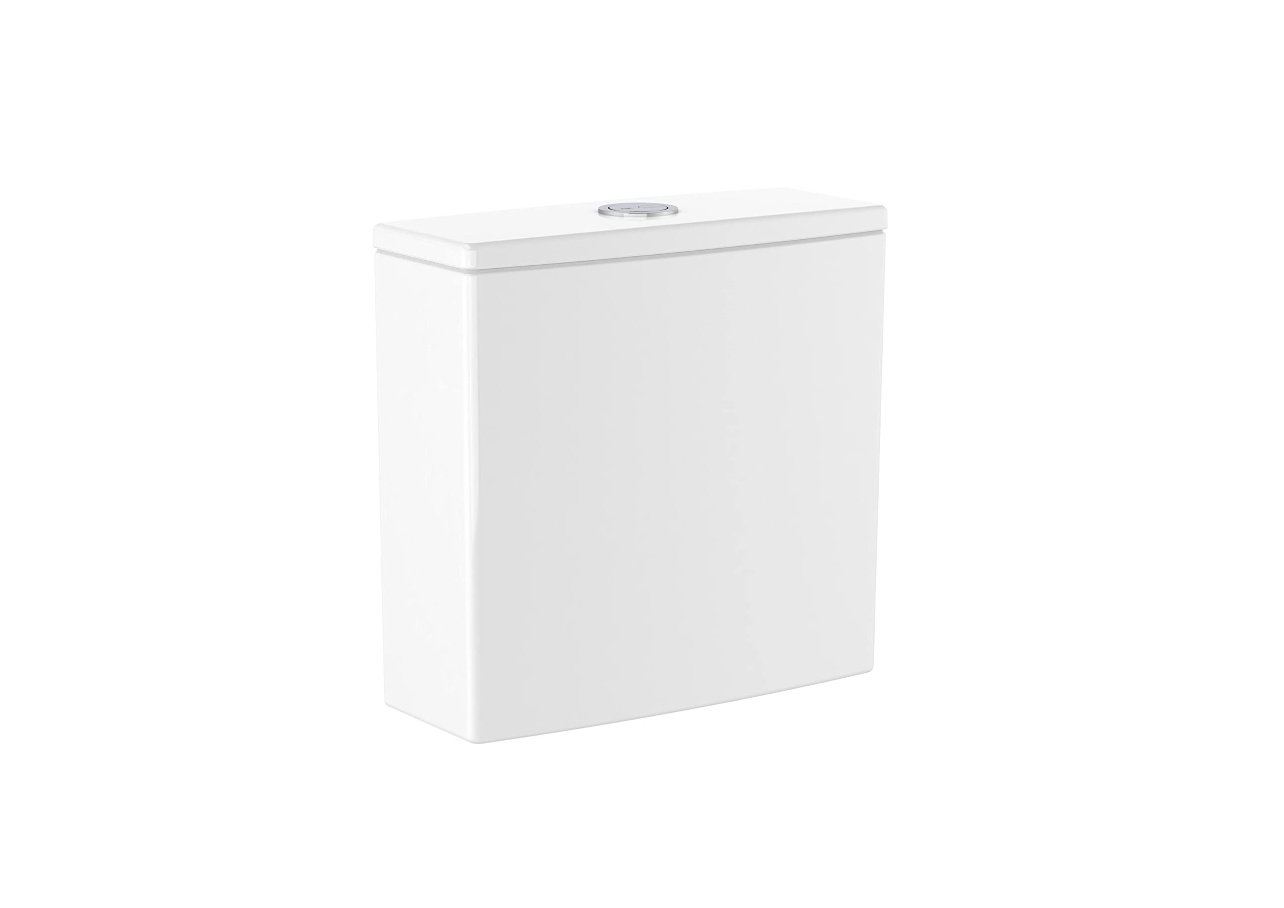 Roca A341681000 Cisterna Doble Pulsador 4'5/3 litros, Alimentacion Inferior, Coleccion ONA, Blanco