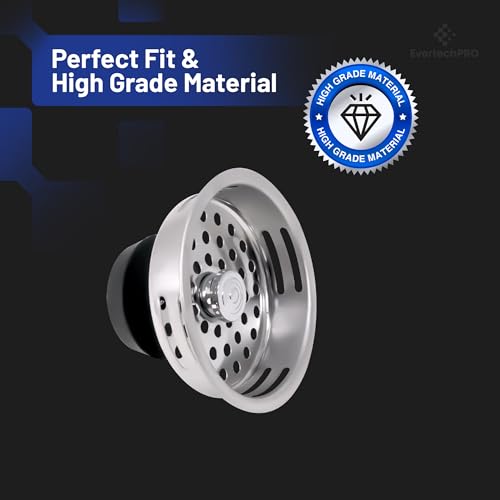 Colador para fregadero de cocina en acero inoxidable 3.5 pulg miniatura 5