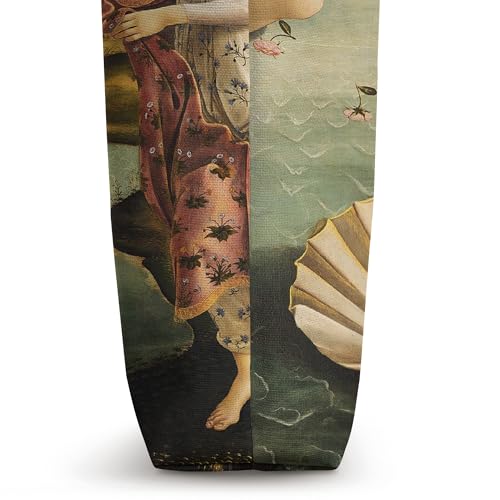 Bolso tipo tote con pintura 'El nacimiento de Venus' de Sandro Botticelli miniatura 3