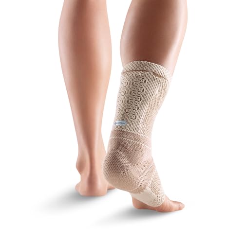Bauerfeind AchilloTrain - Achilles Tendonitis Brace - Relieves Achilles tendon pain, swelling and inflammation. Beige, 4