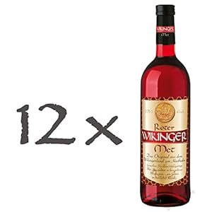 Roter Wikinger Met 12 x 0,75l Honigwein mit Kirschsaft