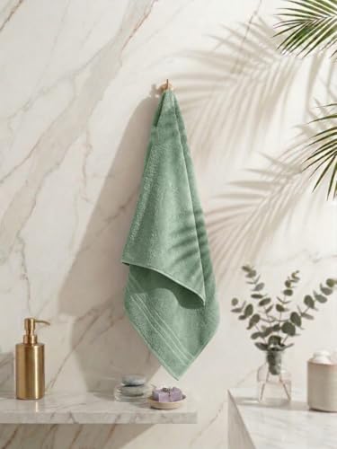 Image of Monte Carlo Essential 100% Cotton Bath Towel | 380 GSM Lightweight & Quick Dry | Soft Absorbent Compact Towel 60x120 cm | Bathroom Towel for Gym, Travel & Daily Use (Jazz) | Candied Ginger