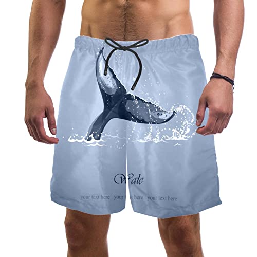 Maillots de bain séchage rapide short homme motif requin
