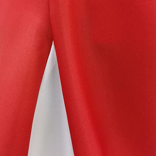 Pinom Girls Eri Cosplay Costume Red Dress With Wig Suspenders Skirt Eri Outfits Halloween Uniform (Full Set With Wig, Medium) #TOP3