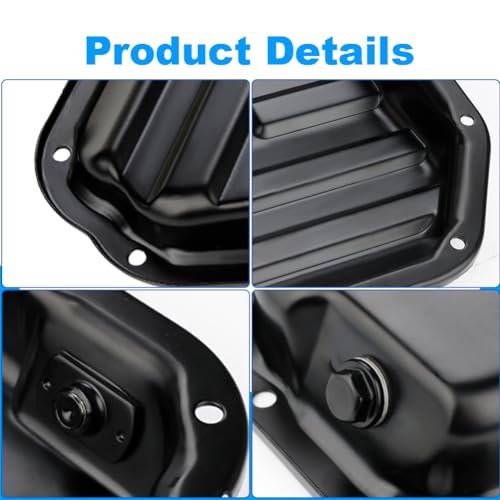 Image of Engine Oil Pan with Drain Plug Compatible with 264-363 Nissan Altima