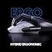 Pulsar Gaming Gears X3 Wireless Gaming Mouse, Ultra Lightweight (1.76 oz/50g), Hybrid Ergonomic, Optical Switch, 32000 DPI, 750 IPS, XS-1 Sensor, 8k Compatible (Mini, White)