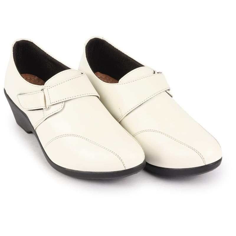 Image of FAUSTO Women's Outdoor Fashion Hook and Loop Platform Heel Wedges