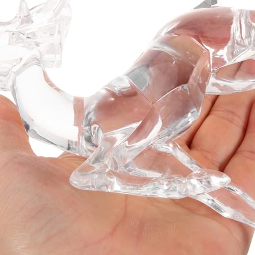 Figuras Decorativas Ciervos Navideños Transparentes Pack 2 miniatura 7