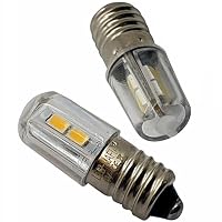 LED-Mafia – 2x 4x Taschenlampe LED E10 3V 2,8-3,2V Schraubsockel warm ka