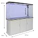 MonsterShop - Acuario 300 litros con Mueble Blanco y Grava Blanca 143cm...